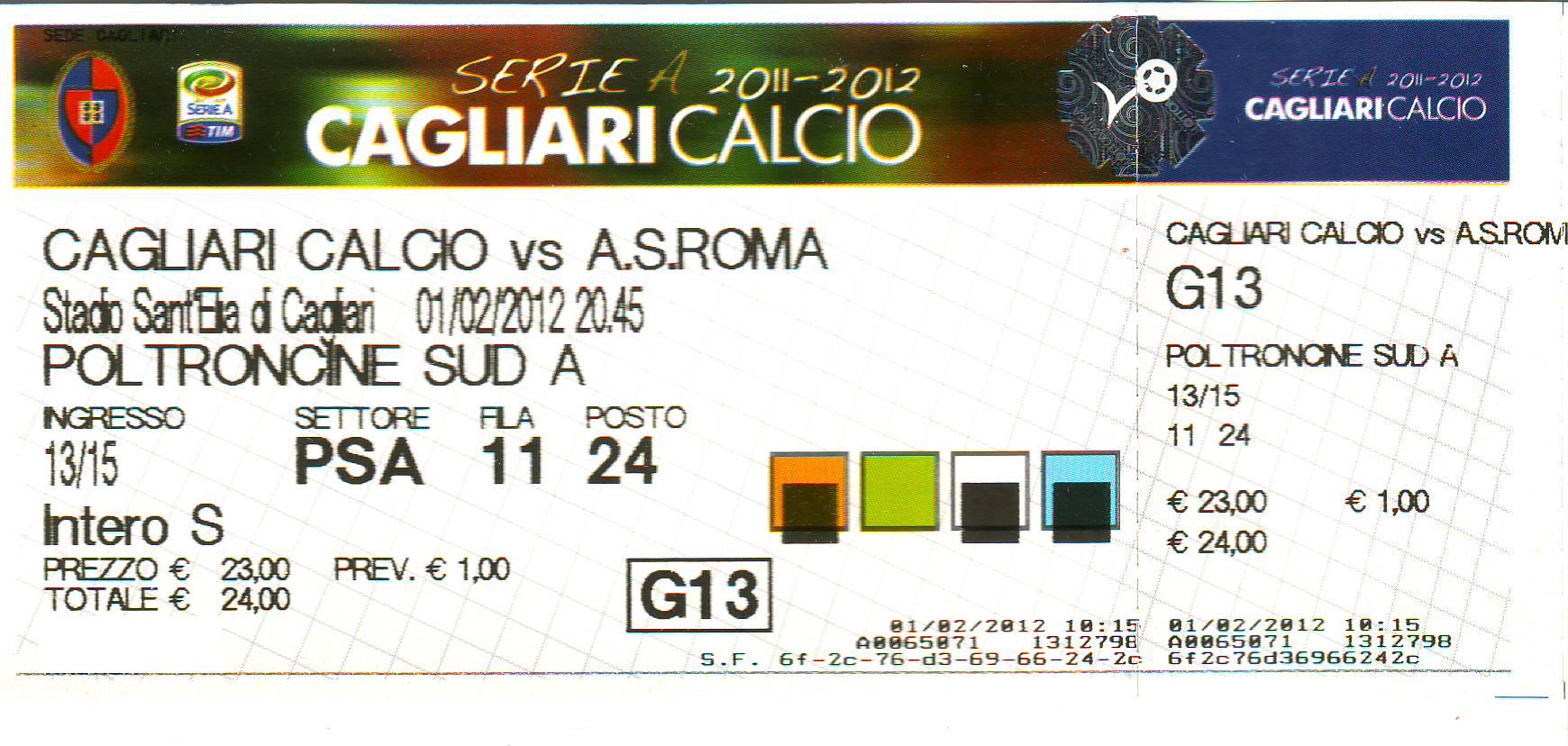 Cagliari Calcio Biglietti Auguri